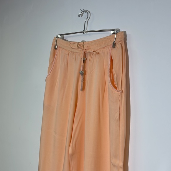 Skeini Orange Jogger Draw String Pants Size L - Picture 3 of 6